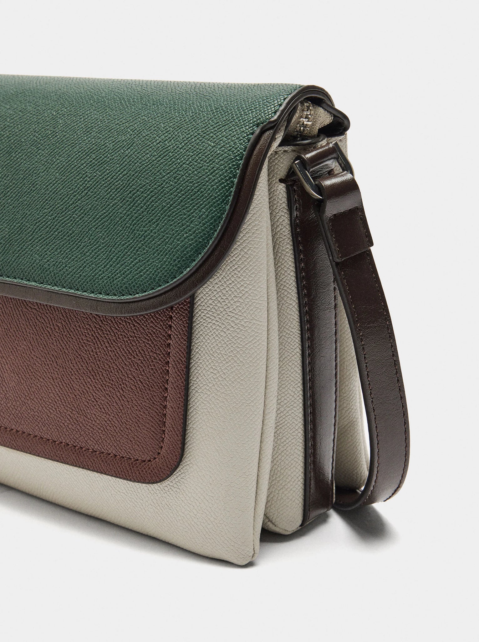 Bolso bandolera color block