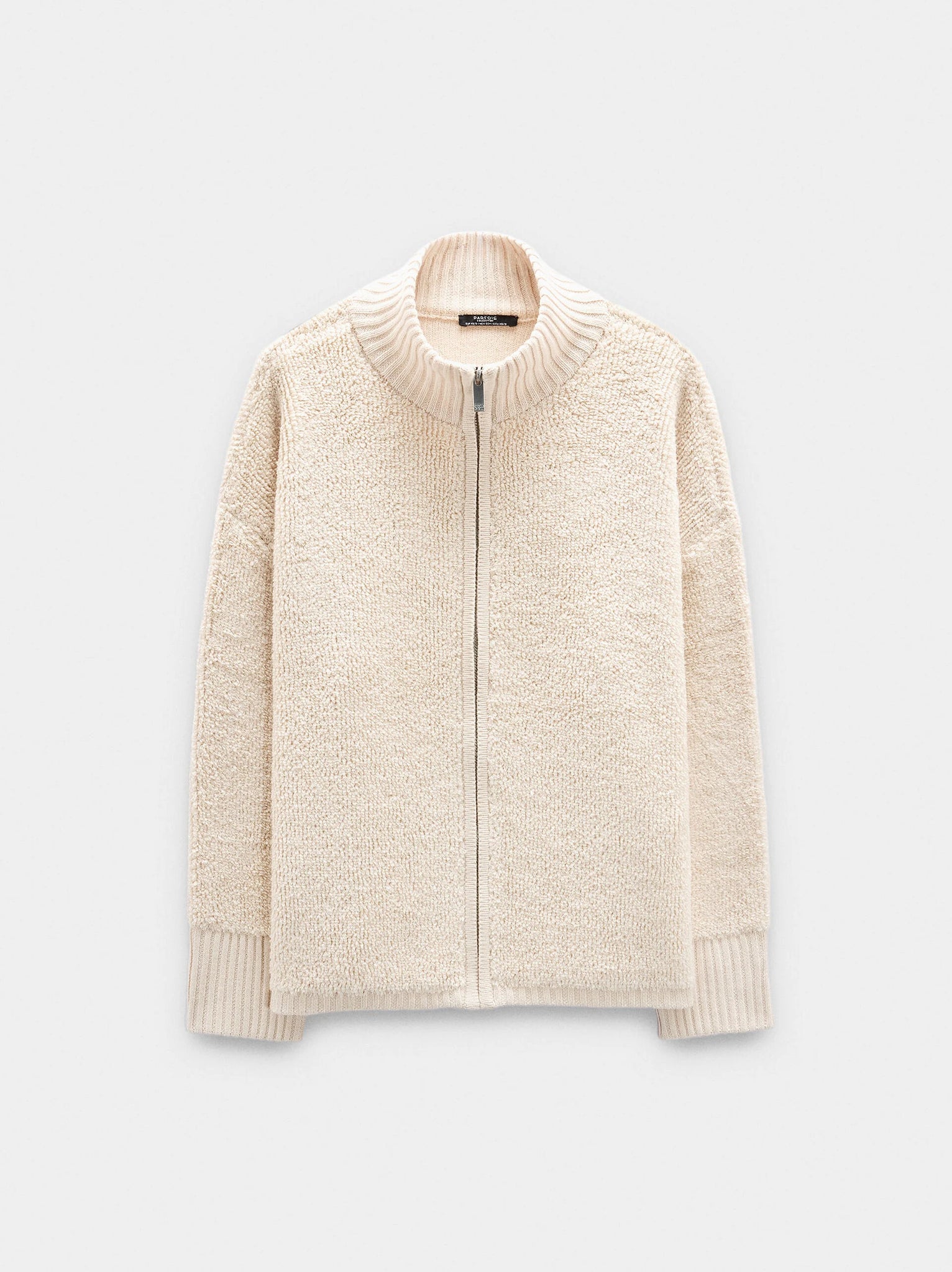 Cárdigan de punto con textura