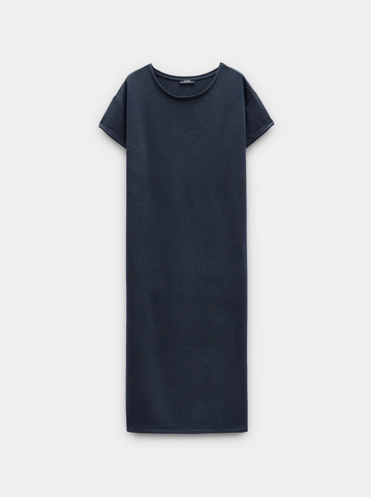 Vestido midi liso