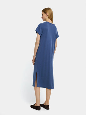 Vestido midi liso
