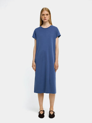 Vestido midi liso
