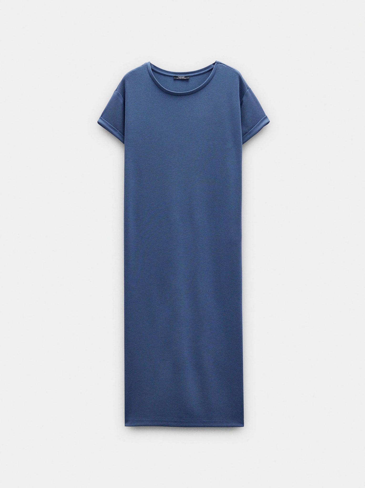 Vestido midi liso