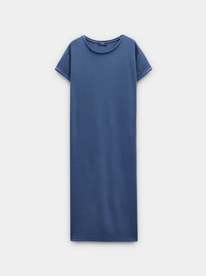 Vestido midi liso