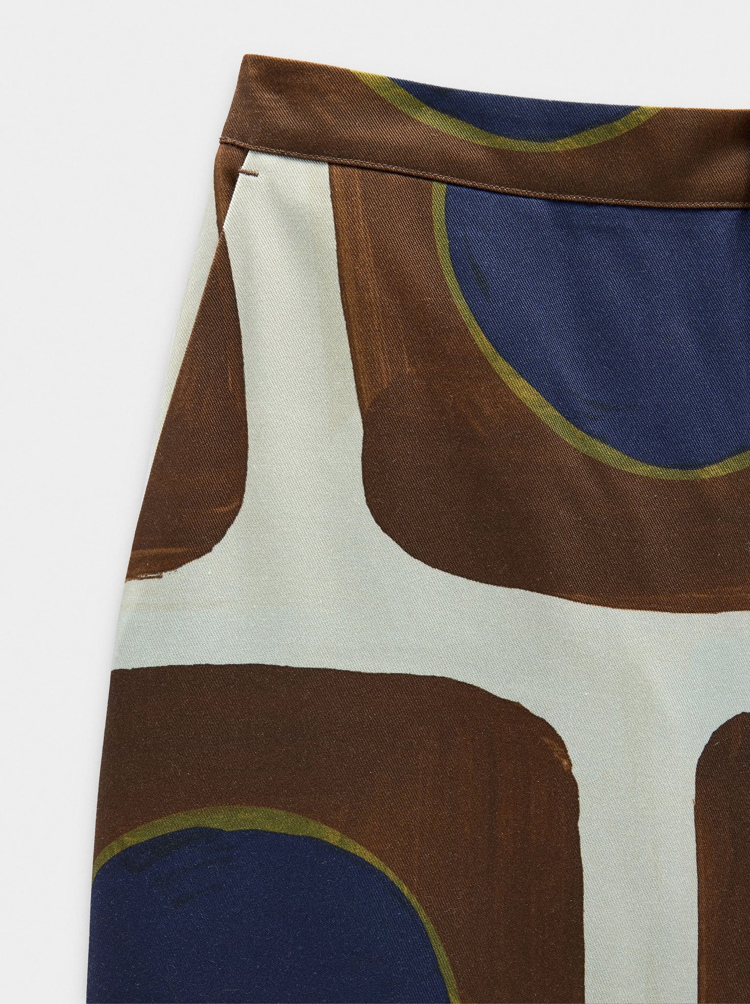 Pantalón estampado de lyocell