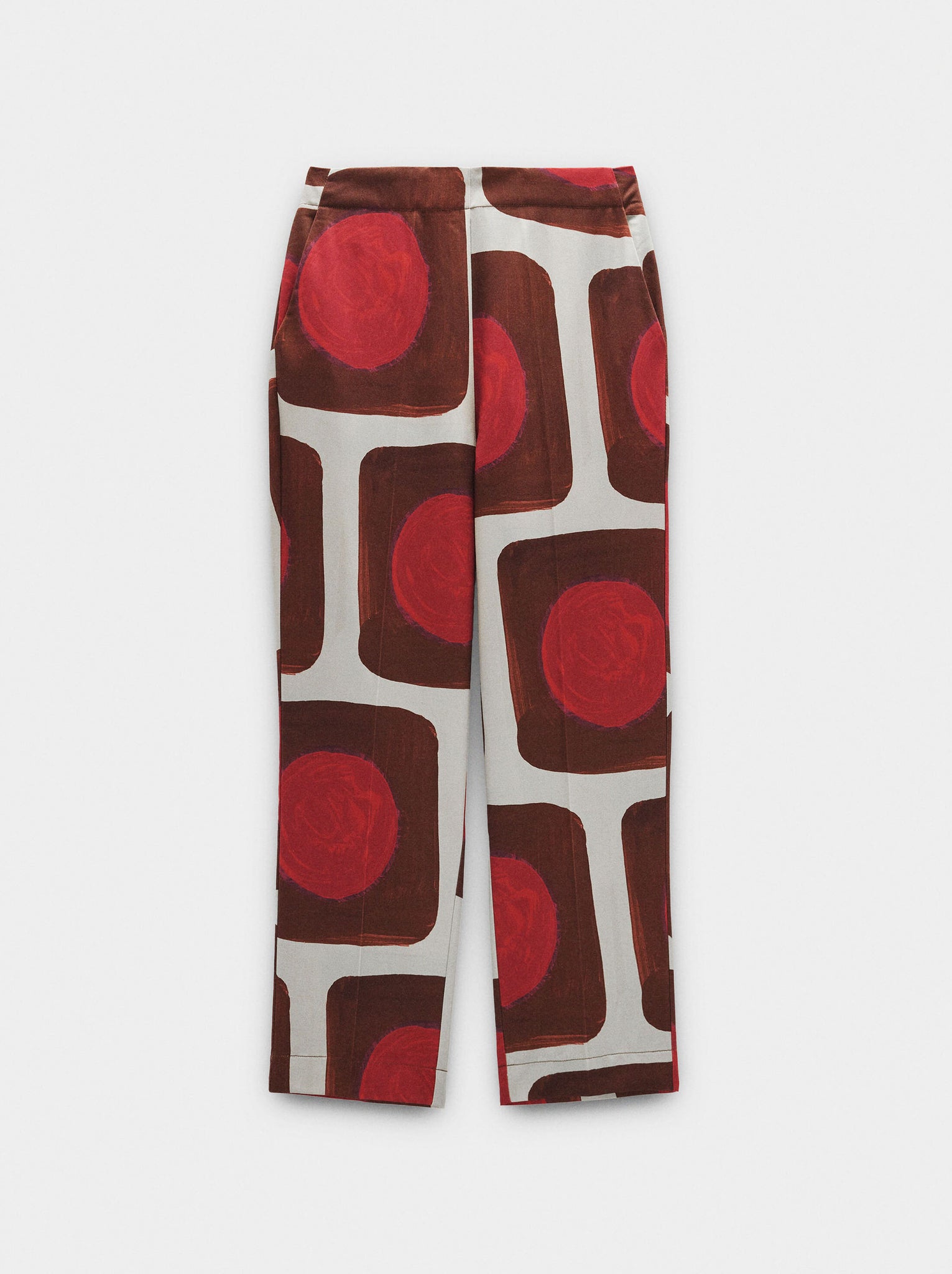 Pantalón estampado de lyocell