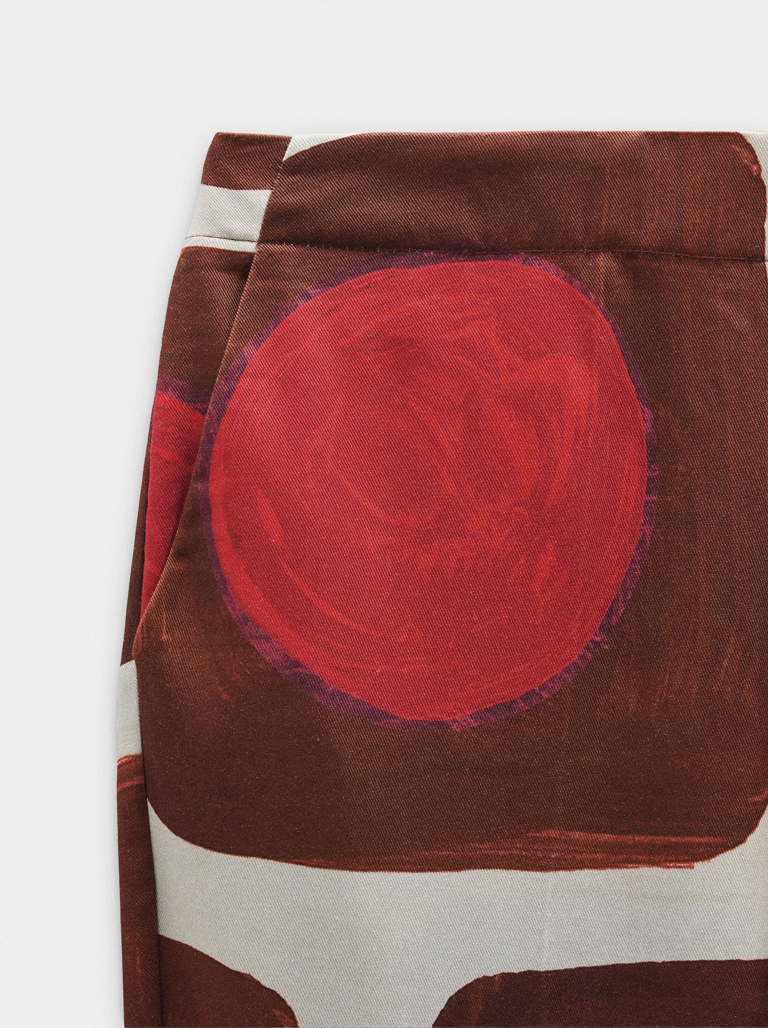 Pantalón estampado de lyocell