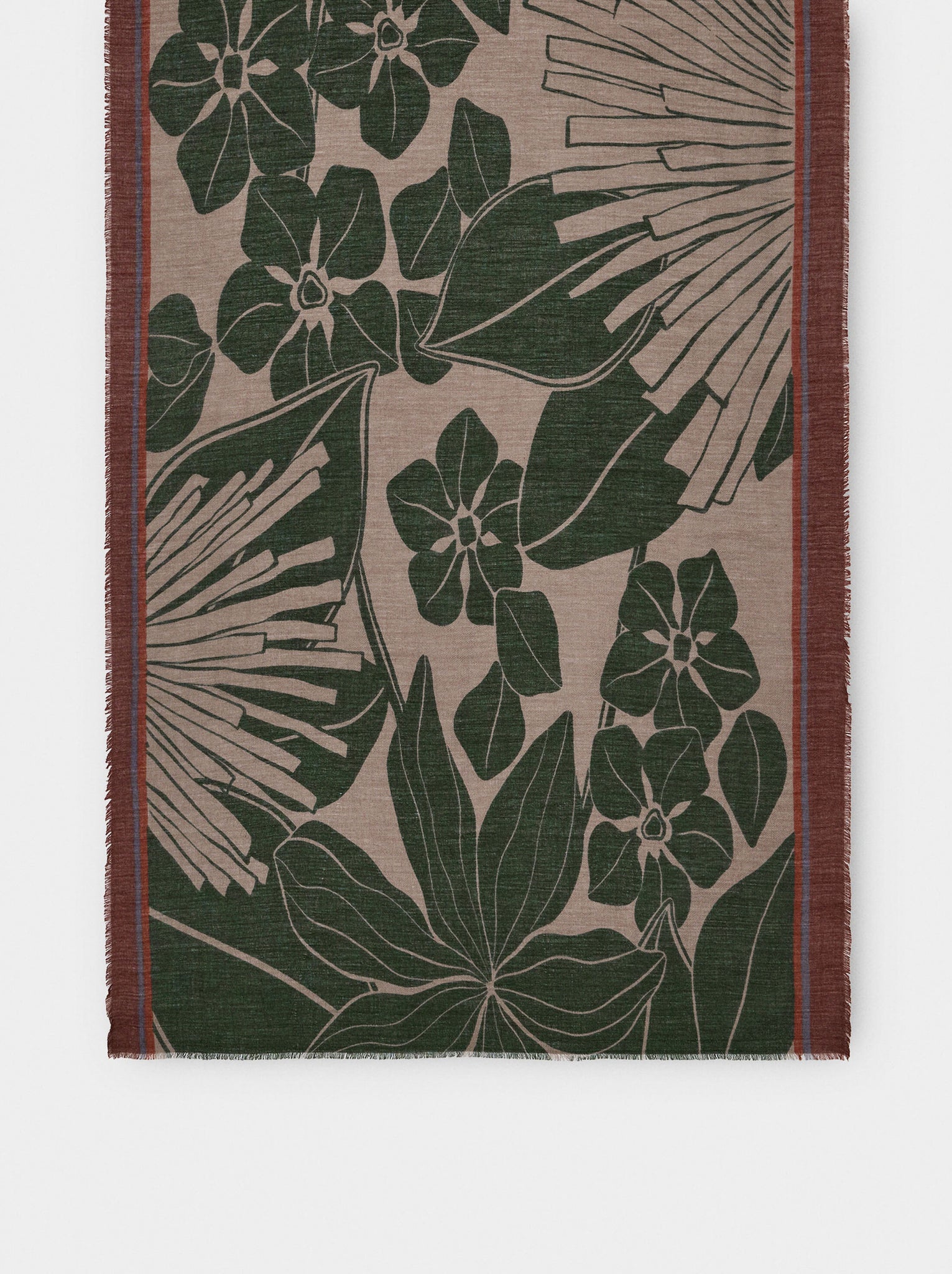 Pañuelo estampado floral