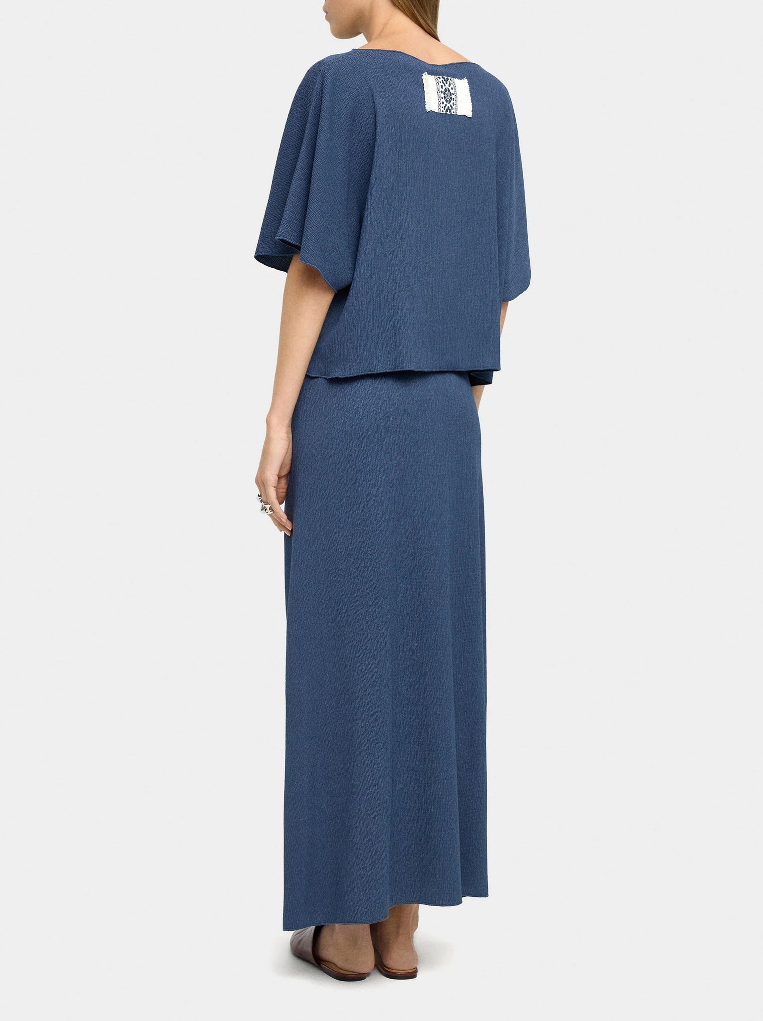 Blusa efecto arrugado