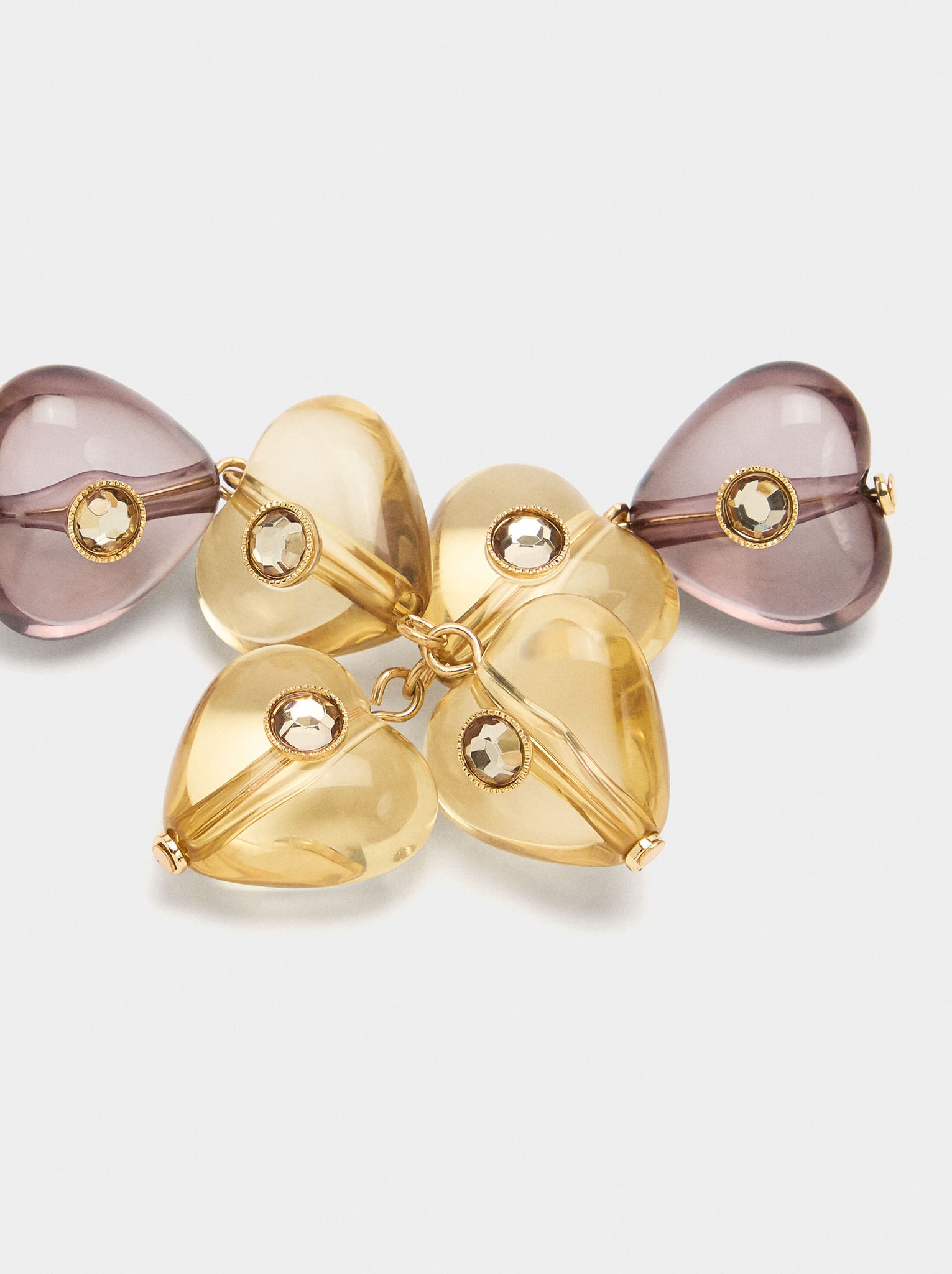 Pendientes largos de corazones