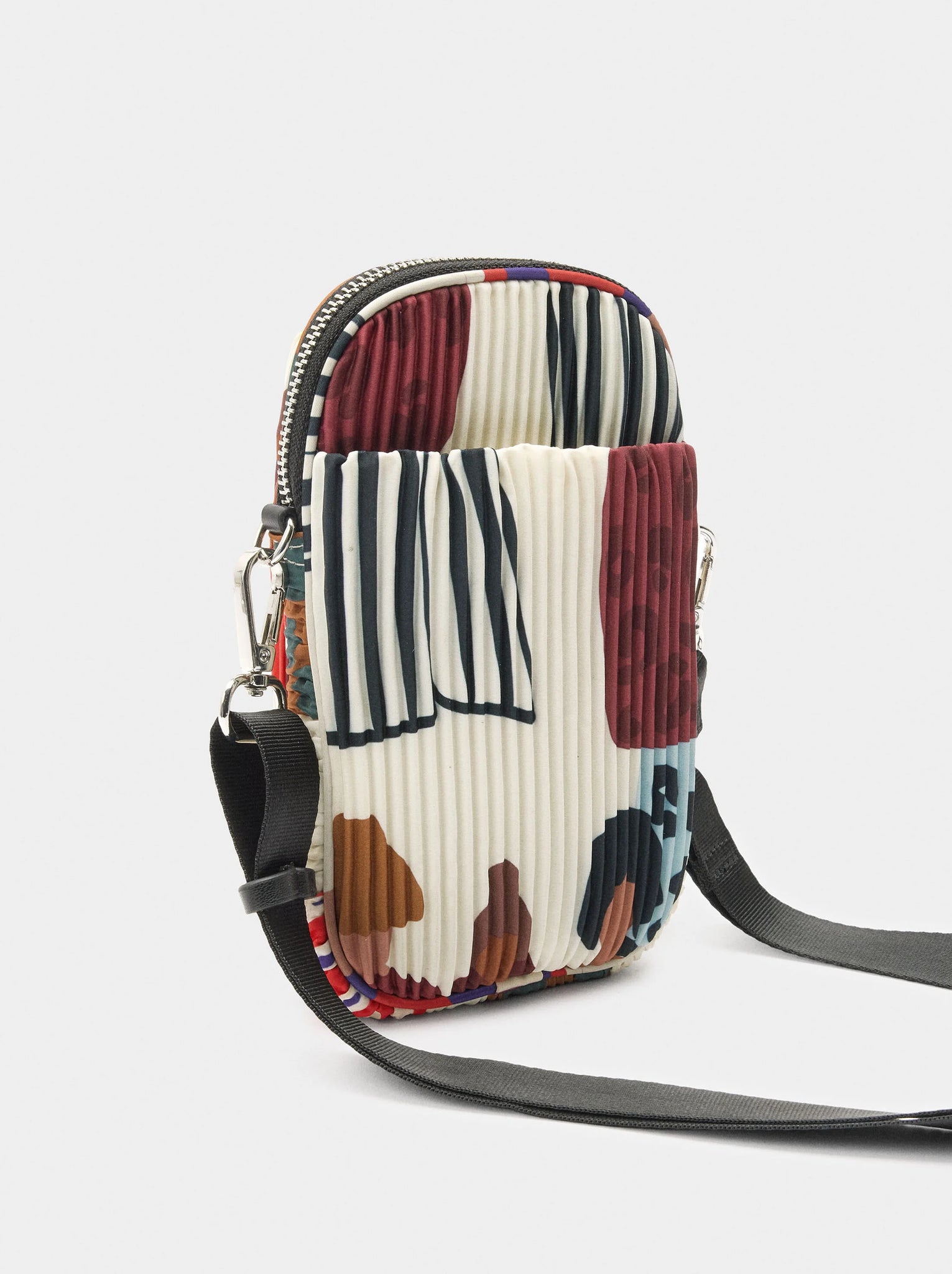 Bolso para móvil de nylon estampada