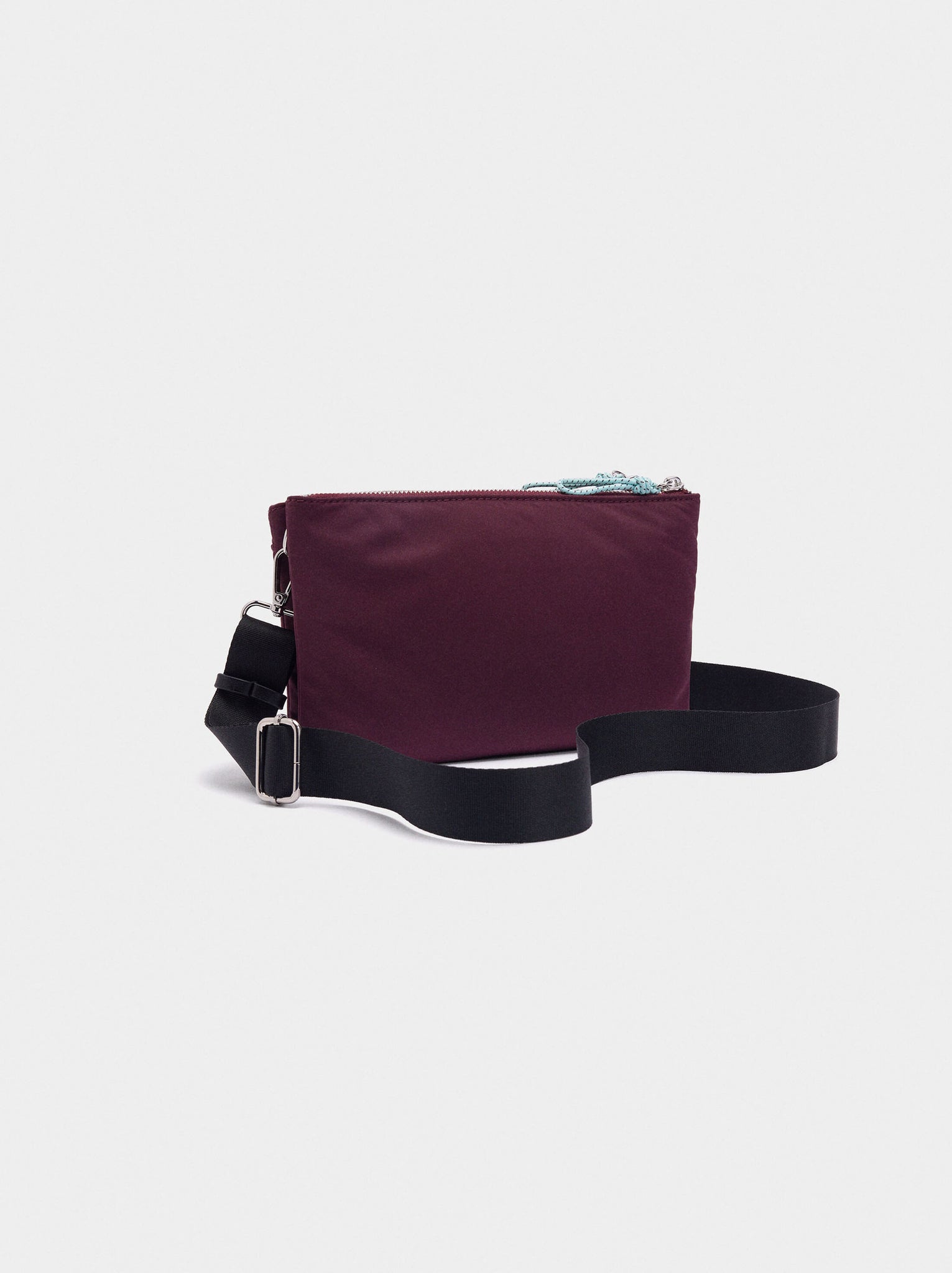 Bolso bandolera doble de nylon