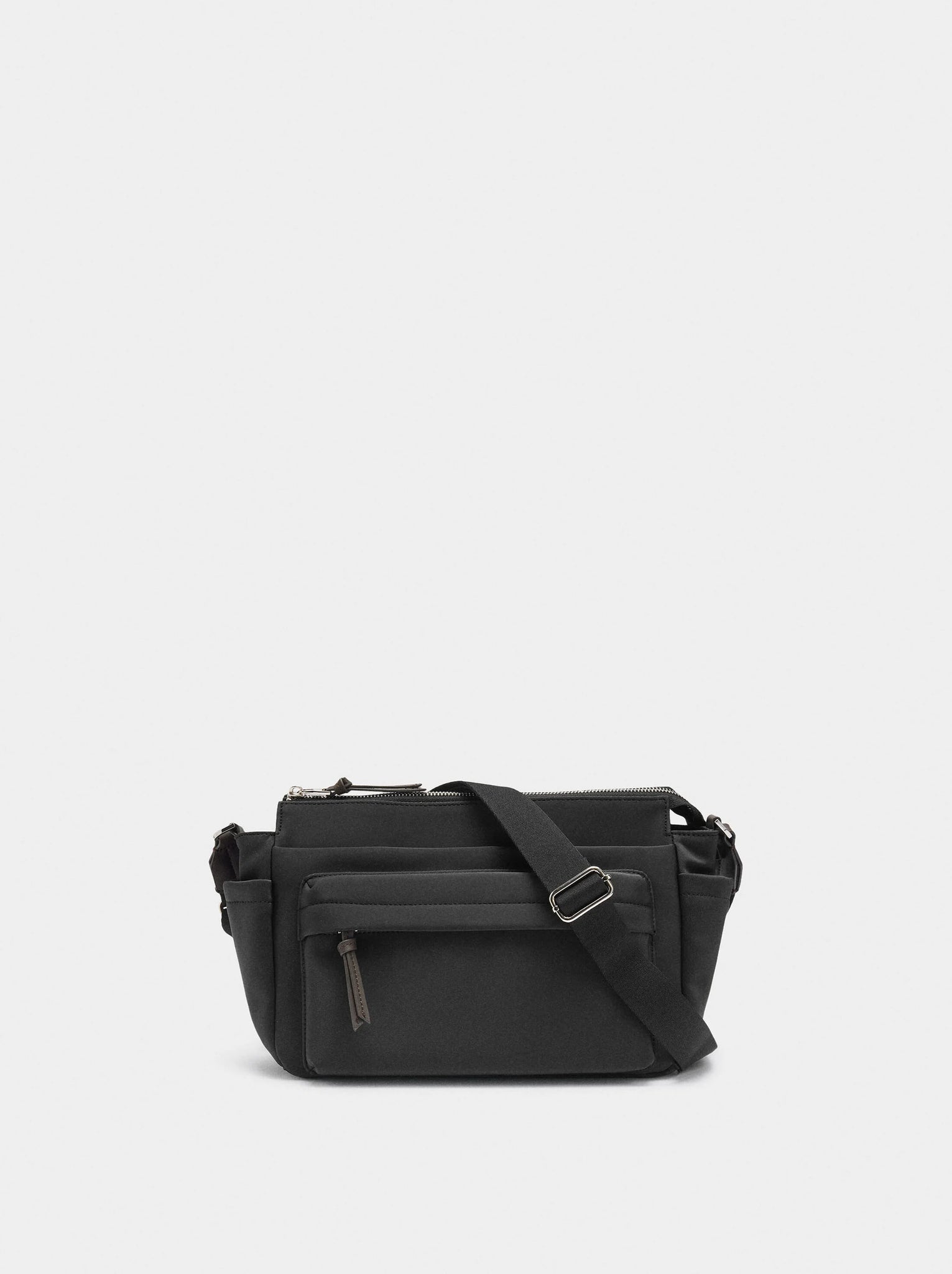 Bolso bandolera efecto nylon