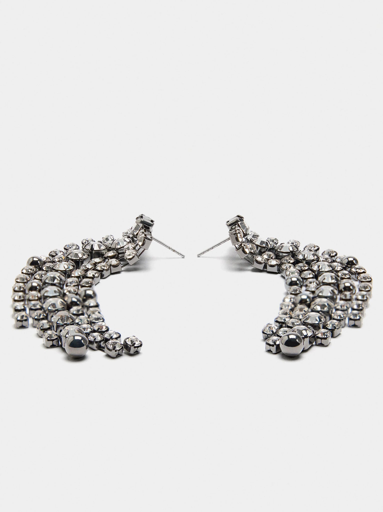 Pendientes largos de cristales