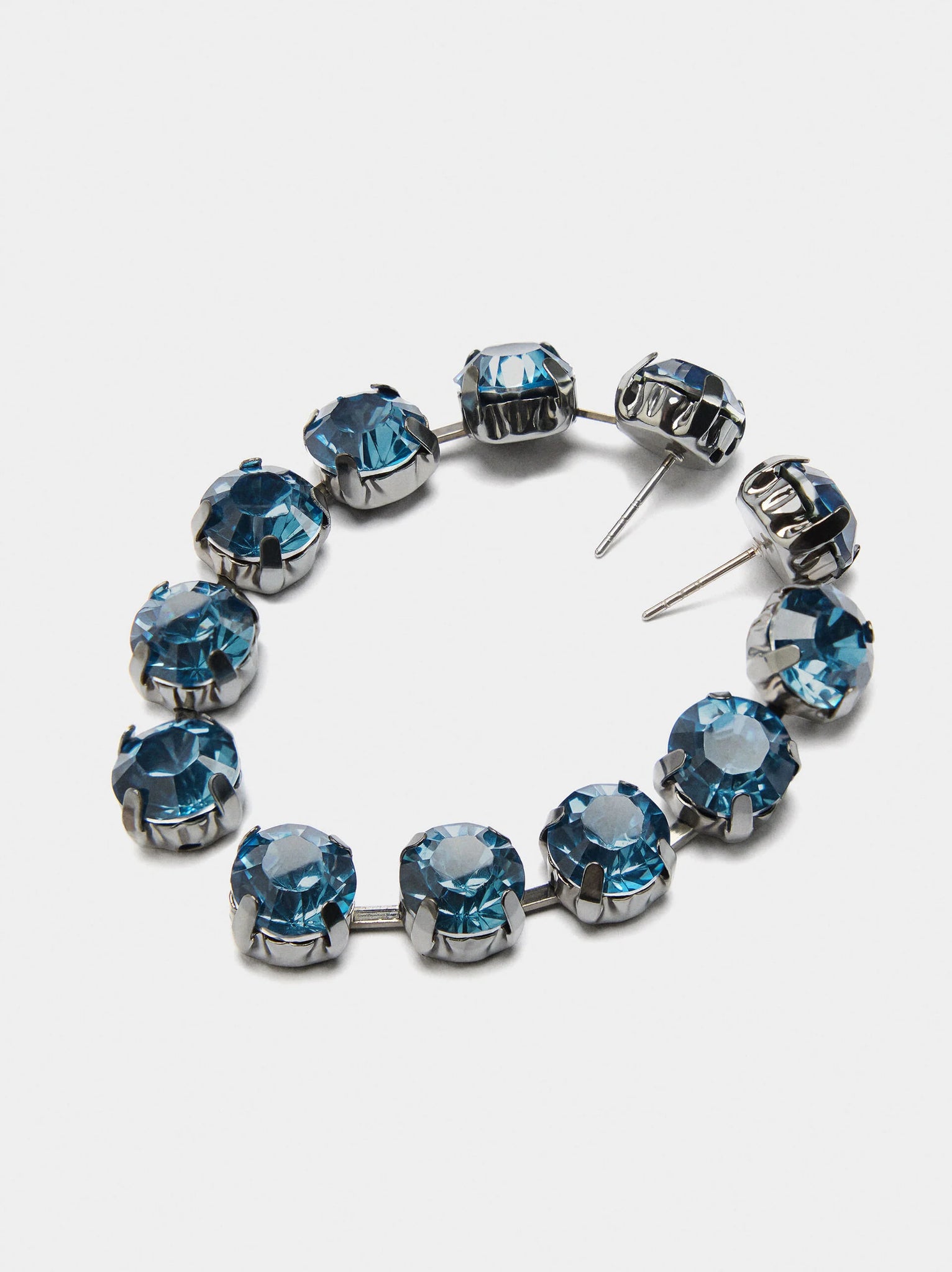 Pendientes largos de cristales