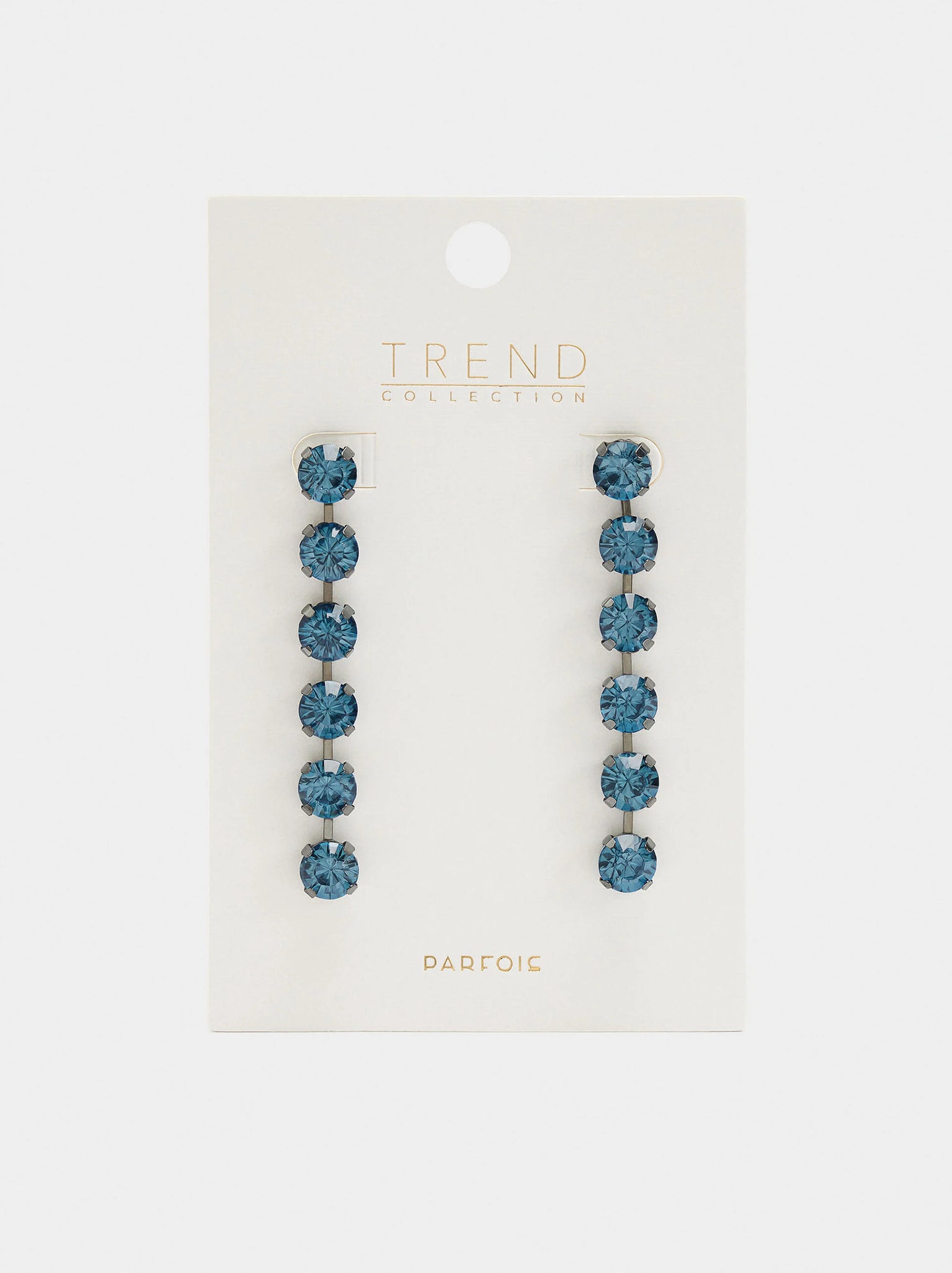 Pendientes largos de cristales