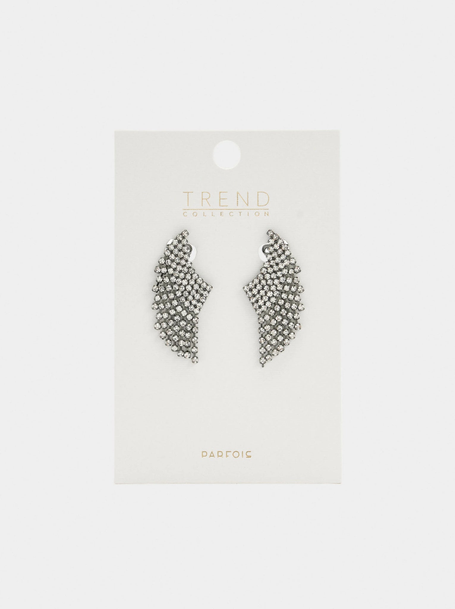 Pendientes ear jacket asas de cristales