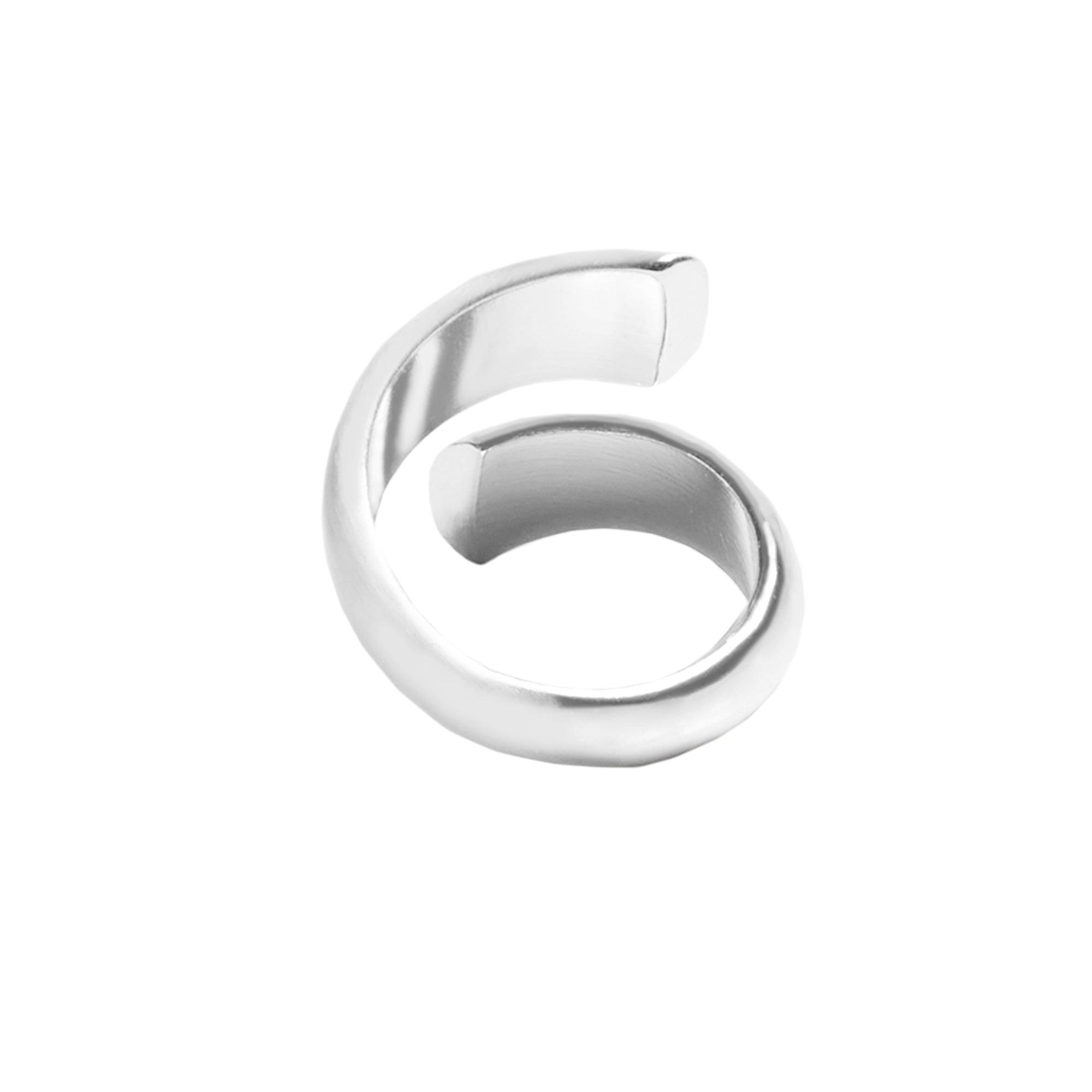Anillo En Espiral Plateado - Parfois Guatemala Accesorios de mujer Guatemala